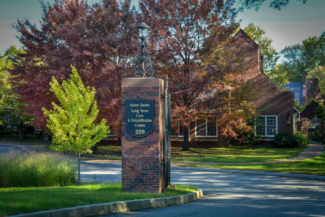 entrance to LTC driveway area