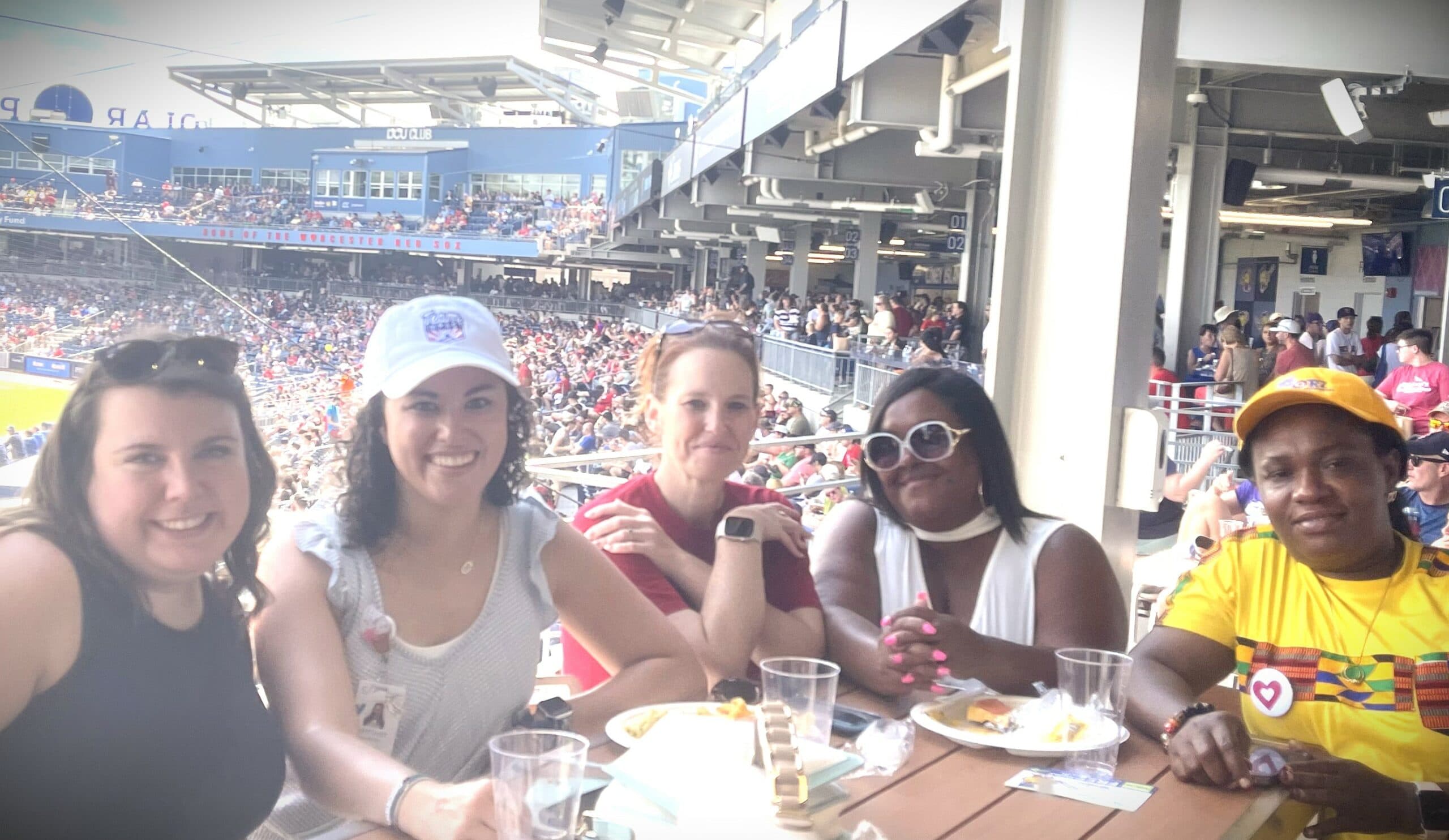 staff at the game