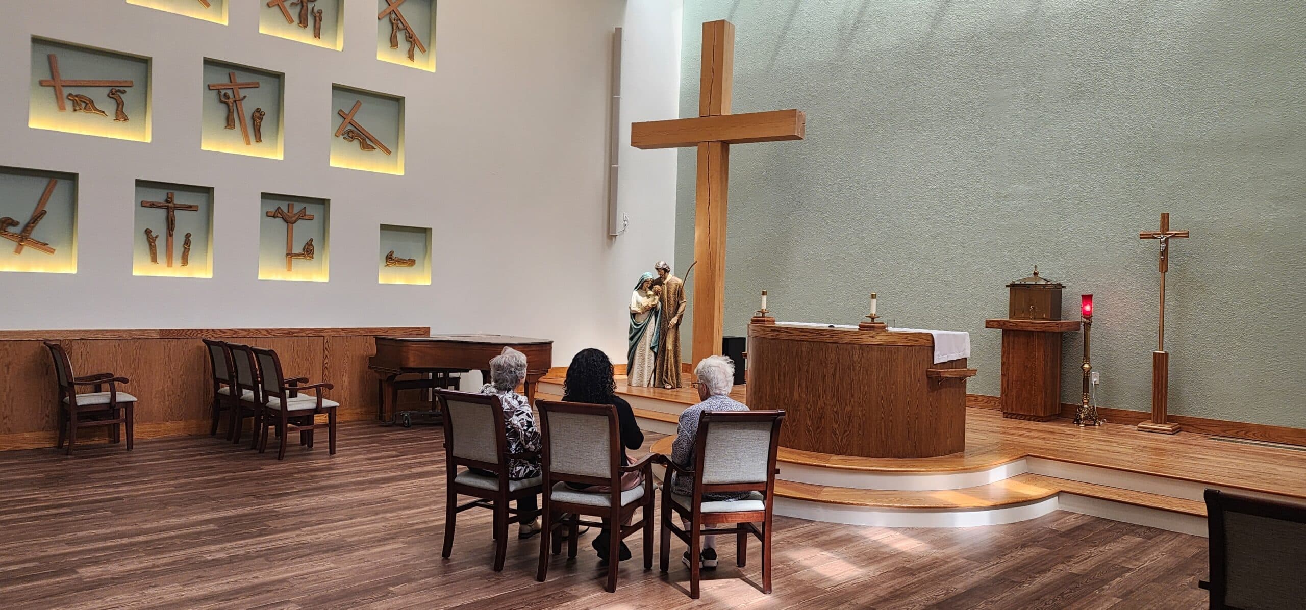 chapel at Notre Dame HC